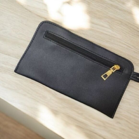 GRACE FASHION Women’s 4 in 1 PU Leather Handbag in Black Multi - Picture 10 of 12